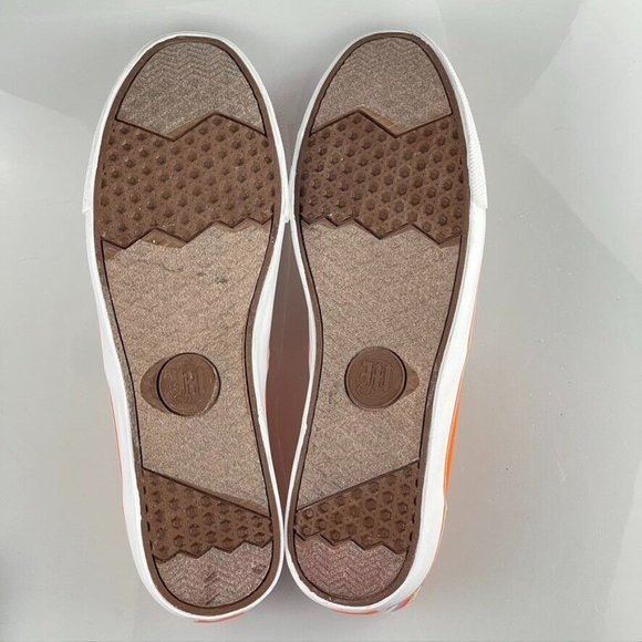 MAKAVELI BRANDED FLY BOY Shoes Multicolor Painted Stripe Canvas Slip-on Mens 13M - Picture 5 of 13